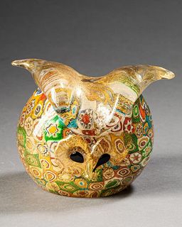 Murano Millefiori Art Glass Owl.