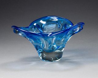 Blue Glass Bowl.