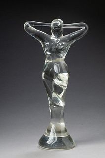 Murano Glass Nude Figure