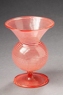 Small Italian Glass Urn.