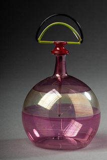L. Bubacco Murano Glass Perfume Bottle.