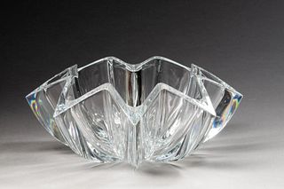 Crystal Bowl Marked AD.