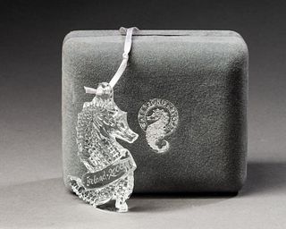 Waterford Crystal Seahorse Ornament.