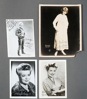 Group of Signed Actress Photographs.