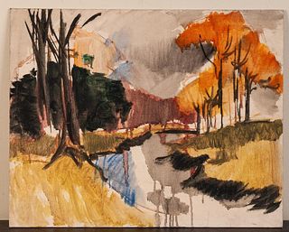 Edgar Batzell. Autumn River.