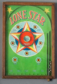 Vintage Lone Star Pin Ball Game.