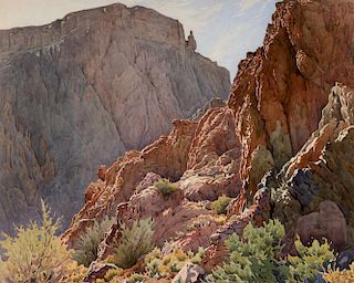 Gunnar Widforss (1879-1934), Bright Angel Trail
