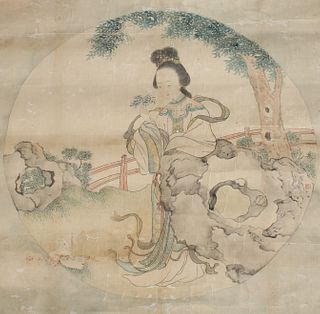 Antique Chinese Scroll Painting, Signed