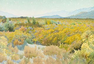 Gunnar Widforss (1879-1934), Desert, Arizona; Aspens – Kaibab Forest