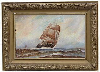 American School, Painting of Clipper Ships