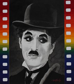 Tom McNeely (B. 1935) "Charlie Chaplin"