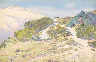 Gunnar Widforss (1879-1934), California Hills (1918)