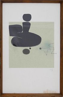 VICTOR PASMORE (UK 1908-1998) SIGNED LITHOGRAPH