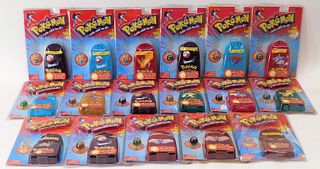 17PC Toy Biz Pokemon Sealed Collector Marble Pouch