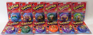 12PC Toy Biz Pokemon Sealed Collector Marble Cases
