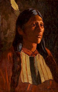 Warren Rollins (1861-1962), Taos Indian, New Mexico
