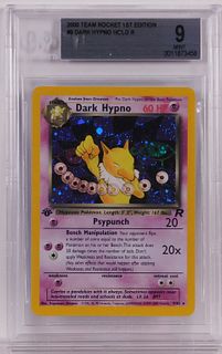 Pokemon Team Rocket 1st Ed. Dark Hypno BGS 9 Card