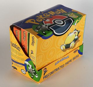 7PC Pokemon Base 2 Theme Deck Display Box