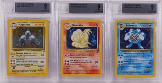 3 2000 Pokemon Base 2 Unl BGS 9 Trading Card Group