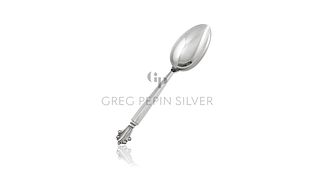 Georg Jensen Acanthus Teaspoon Large/Child Spoon 031