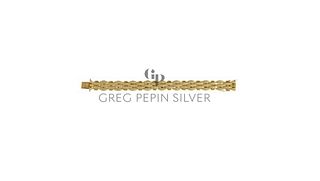 Vintage Georg Jensen Gold Bracelet 1086