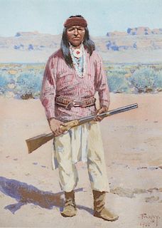 Henry Farny (1847-1916), Apache (1900)