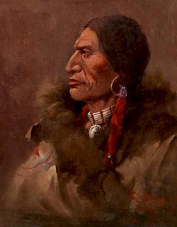 Edgar S. Paxson (1852-1919), A Cheyenne Brave (1910)