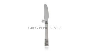 Georg Jensen Parallel Dinner Knife, Long Handle 014