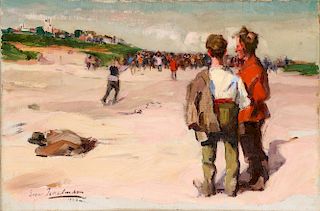 Leon Gaspard (1882-1964), Beach Scene (1906)