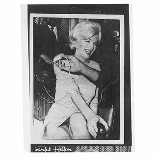 Caballero, Antonio. Negative of the photograph of Marilyn Monroe without clothes on. Mexico, February 22nd, 1962. Negative, 3.5 x 4.7" (9x12cm)