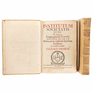 Institutum Societatis Jesu Ex Decreto Congregationis Generalis Decimae Quartae Meliorem in Ordinem Digestum, Auctum, ac Den...