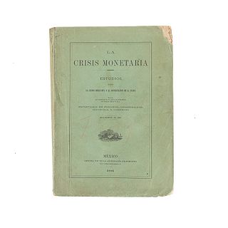 La Crisis Monetaria. Estudios sobre la Crisis Mercantil y la Depreciación de la Plata. México, 1866. 10 charts.