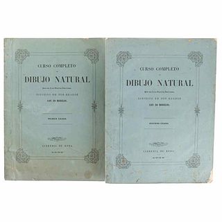Curso Completo de Dibujo Natural para Uso de las Escuelas Americanas, Dividido en Dos Grados con 20 Modelos. París, 1843.