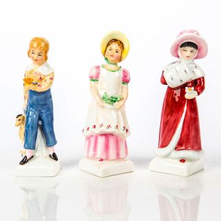 3 ROYAL DOULTON FIGURINES, KATE GREENWAY COLLECTION