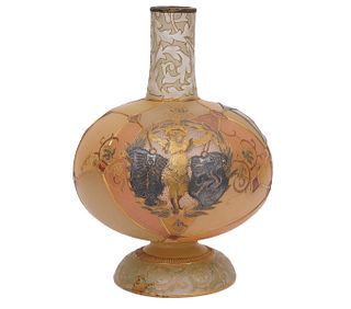 Royal Flemish Vase by Mt. Washington Glass