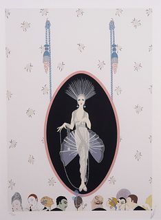 Erte Serigraph 'The Portrait' Signed and Numbered