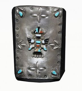 Navajo Style Turquoise/Silver Bracelet