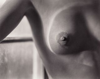 EDWARD WESTON (1886–1958) Nude (Breast and Window), 1922