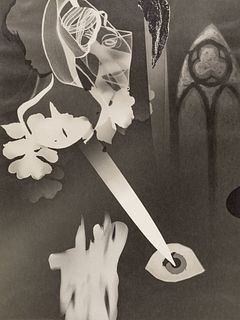CHRISTIAN SCHAD (1894–1982) Schadographie No. 109 (Collage), 1975