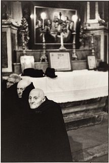 HENRI CARTIER-BRESSON (1908–2004) Priests at a Midnight Mass, Abruzzo, Scanno 1951