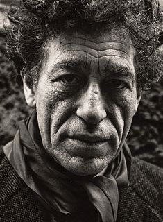 FRANZ HUBMANN (1914–2007) Alberto Giacometti, Paris 1957