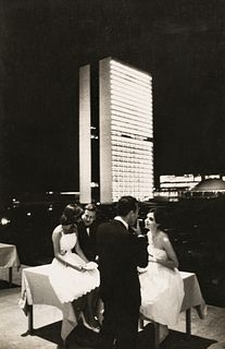 RENÉ BURRI (1933–2014) Cocktail party at the opening of the National Congress, Brasilia 1960
