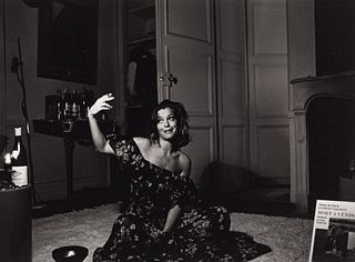 HELGA KNEIDL (* 1939) Romy Schneider, Paris 1973