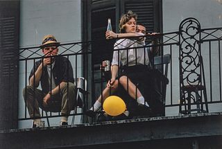 ERNST HAAS (1921–1986) ‘Yellow Balloon’, New Orleans 1960