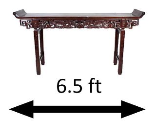 Carved Rosewood Chinese Altar Table