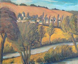 French School, 20th C. Landscape Painting