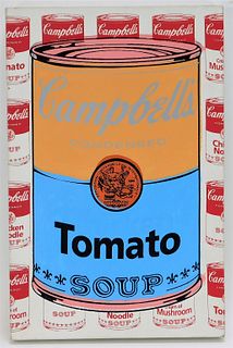 Steve Kaufman Campbell's Tomato Soup Pop Painting