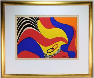 Alexander Calder Modern Primary Color Lithograph