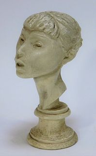 Edgar Degas Young Woman Bust Sculpture