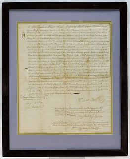 1783 Newport Rhode Island Ephemera Letter